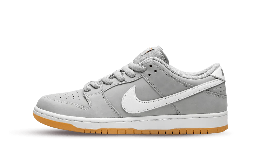 Nike SB Dunk Low Pro ISO Orange Label Wolf Grey Gum  – sneaker autêntico da CollectKicks