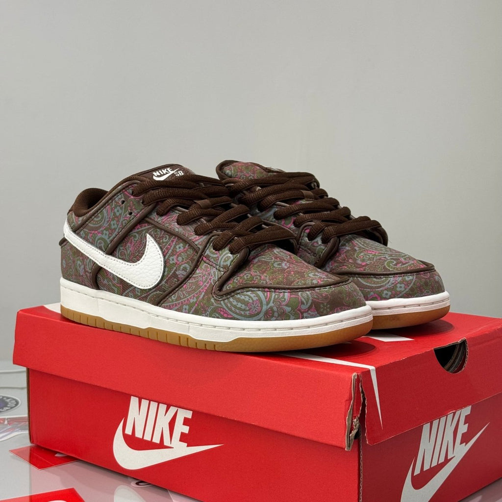 Nike SB Dunk Low Pro Paisley Brown (40) - Usado  – sneaker autêntico da CollectKicks