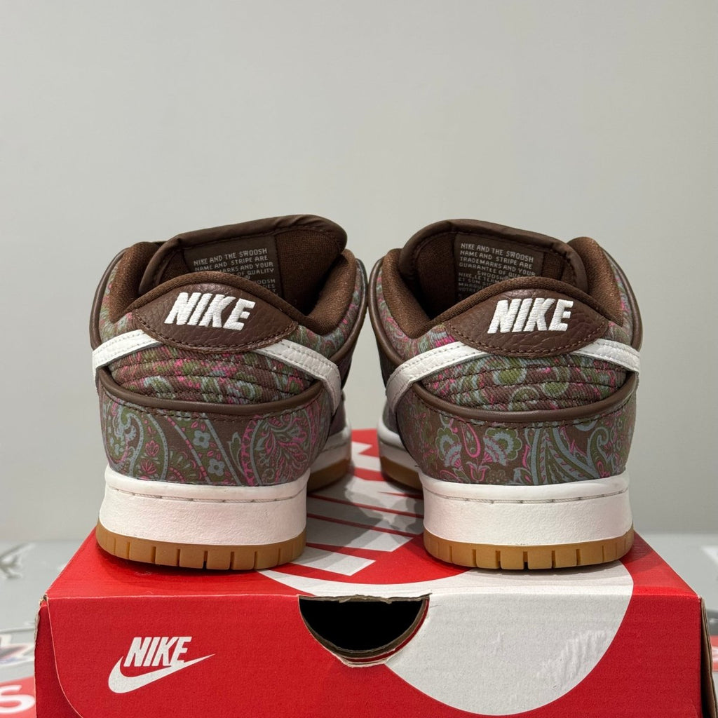 Nike SB Dunk Low Pro Paisley Brown (40) - Usado  – sneaker autêntico da CollectKicks