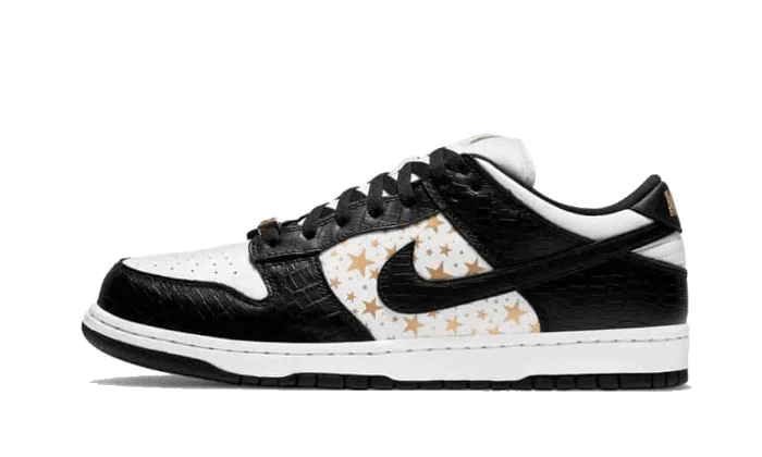Nike SB Dunk Low Supreme Stars Black  – sneaker autêntico da CollectKicks