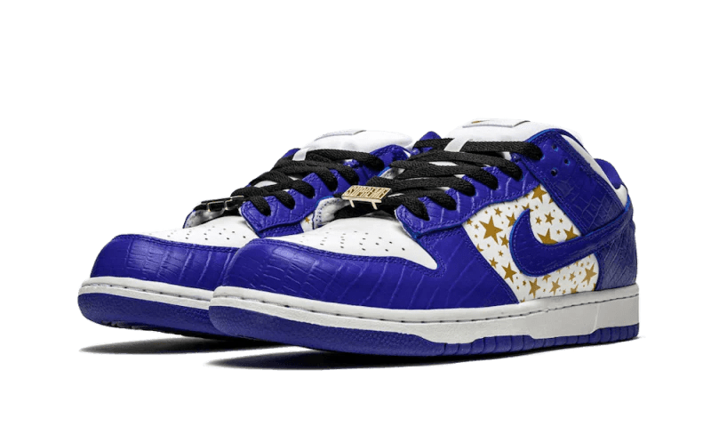 Nike SB Dunk Low Supreme Stars Hyper Royal  – sneaker autêntico da CollectKicks