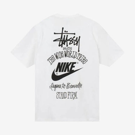 Nike x Stussy The Wide World Tribe T-Shirt White  – sneaker autêntico da CollectKicks