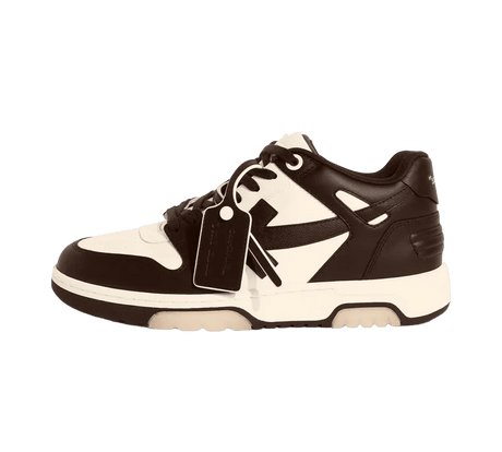 OFF-WHITE Out Of Office "OOO" Low Tops 'Chocolate Cream'  – sneaker autêntico da CollectKicks
