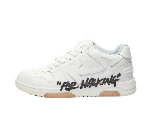 OFF - WHITE Out Of Office OOO Low Tops For Walking White Black  – sneaker autêntico da CollectKicks