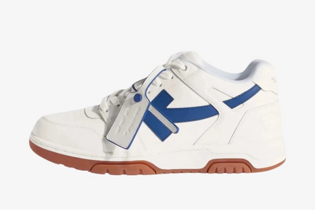 OFF - WHITE Out Of Office "OOO" Low Tops White Blue  – sneaker autêntico da CollectKicks