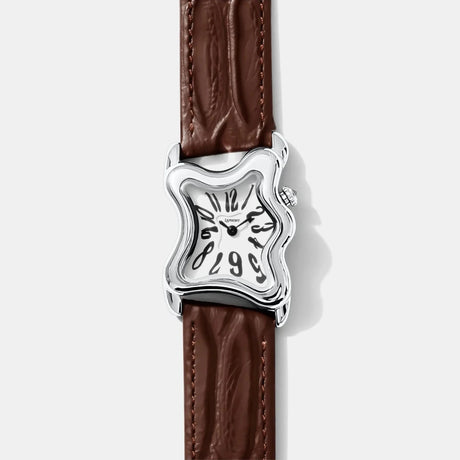 OOBLONG SILVER | BROWN STRAP  – sneaker autêntico da CollectKicks