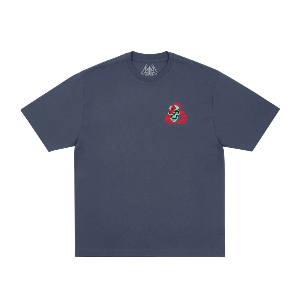 Palace P3 Skull T-shirt Navy  – sneaker autêntico da CollectKicks