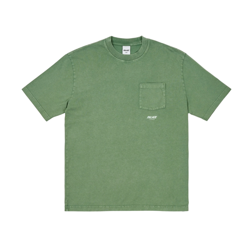 Palace Pigment Pocket T-shirt Green  – sneaker autêntico da CollectKicks