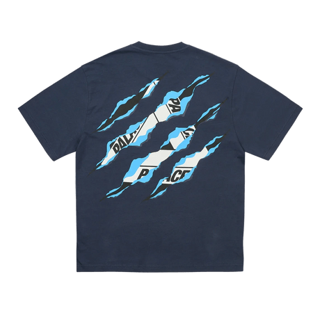 Palace Ripped Tri T-shirt Navy  – sneaker autêntico da CollectKicks