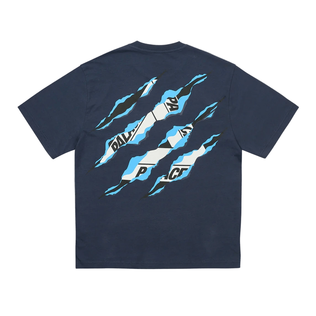 Palace Ripped Tri T-shirt Navy  – sneaker autêntico da CollectKicks