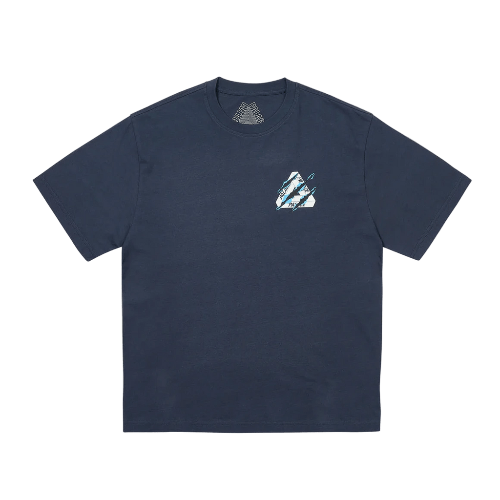 Palace Ripped Tri T-shirt Navy  – sneaker autêntico da CollectKicks