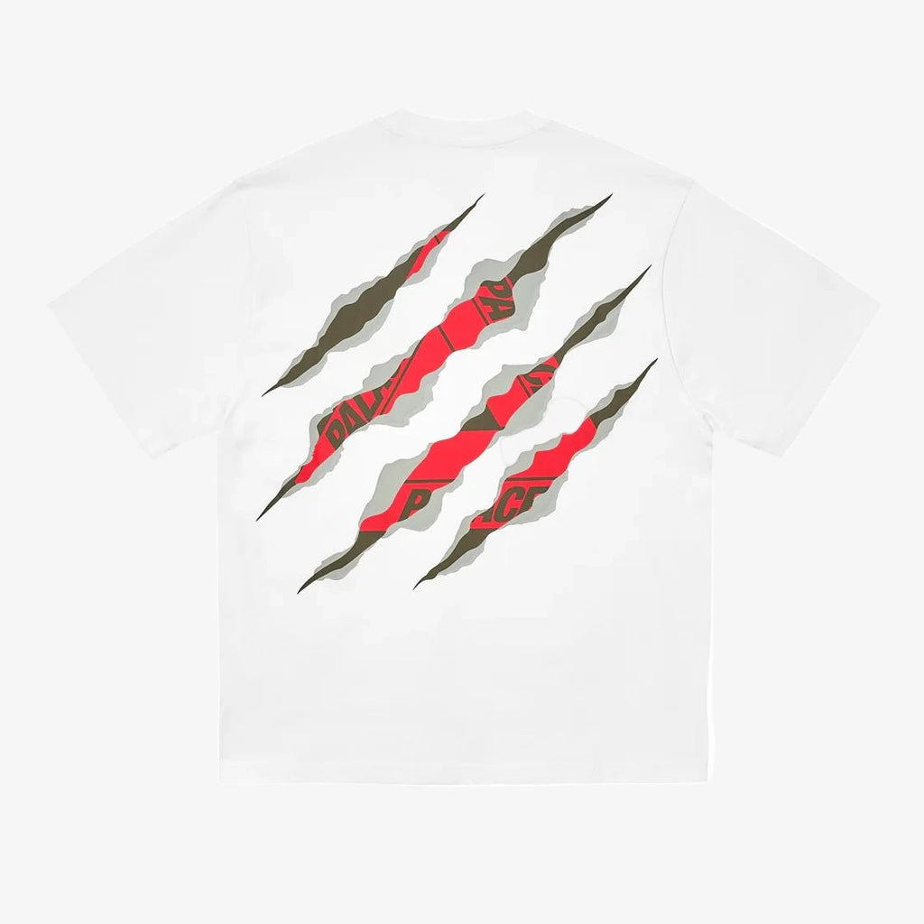 Palace Ripped Tri T-shirt White  – sneaker autêntico da CollectKicks