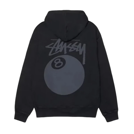 Stüssy 8 Ball Pigment Dyed Hoodie ´Black´  – sneaker autêntico da CollectKicks