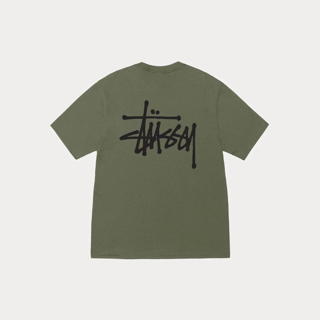 Stüssy Basic Tee Olive  – sneaker autêntico da CollectKicks