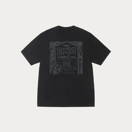 Stüssy Beach House Tee Pigment Dyed Black  – sneaker autêntico da CollectKicks