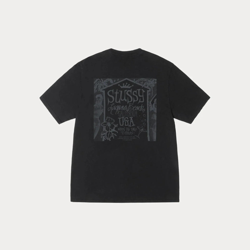 Stüssy Beach House Tee Pigment Dyed Black  – sneaker autêntico da CollectKicks