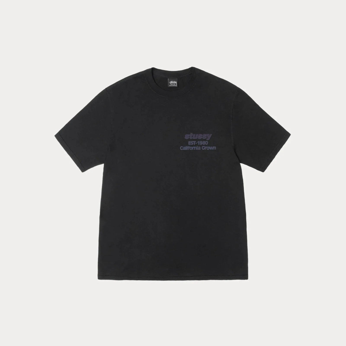 Stüssy California Grown Tee Pigment Dyed Black | CollectKicks