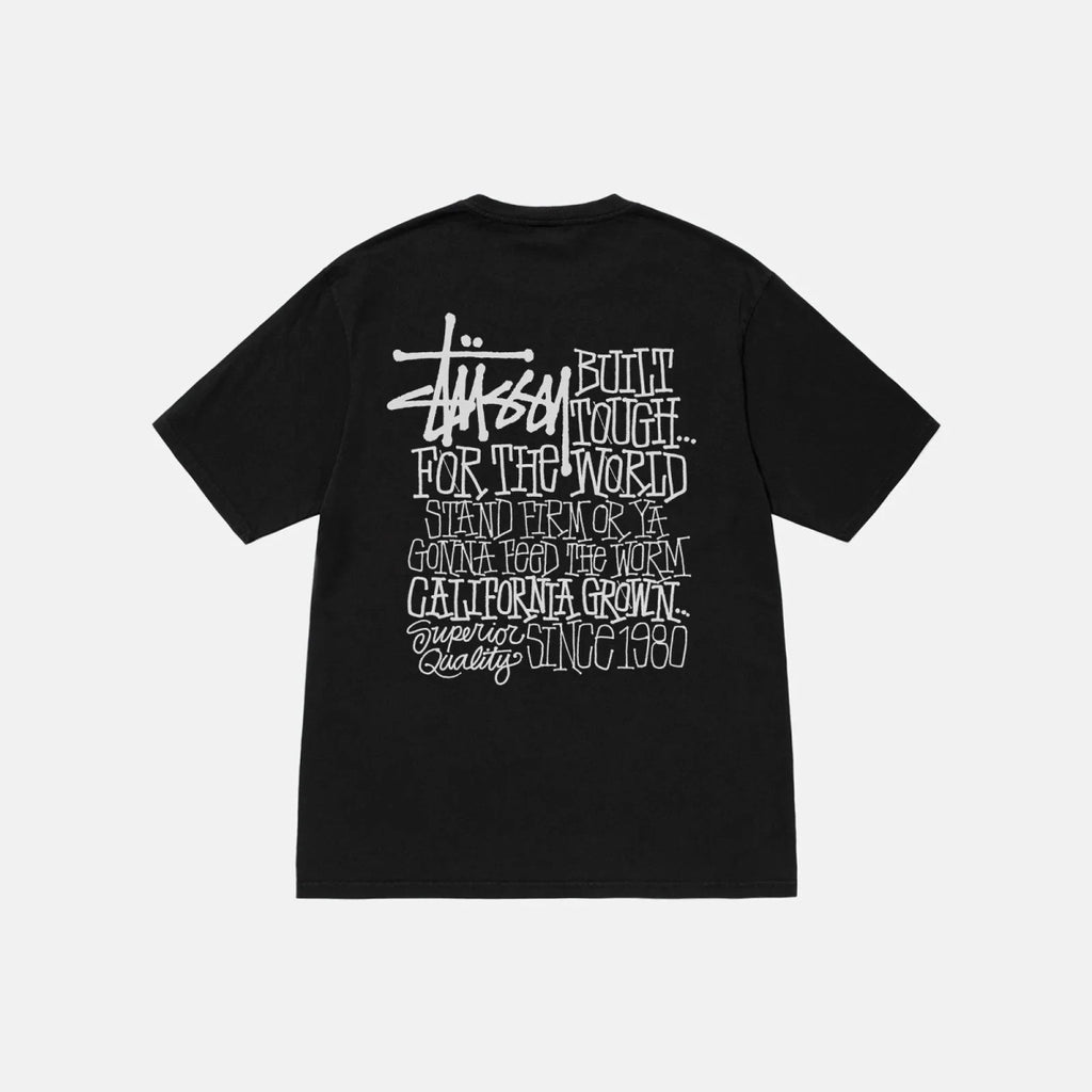 Stüssy California Grown Tee Pigment Dyed 'Black'  – sneaker autêntico da CollectKicks