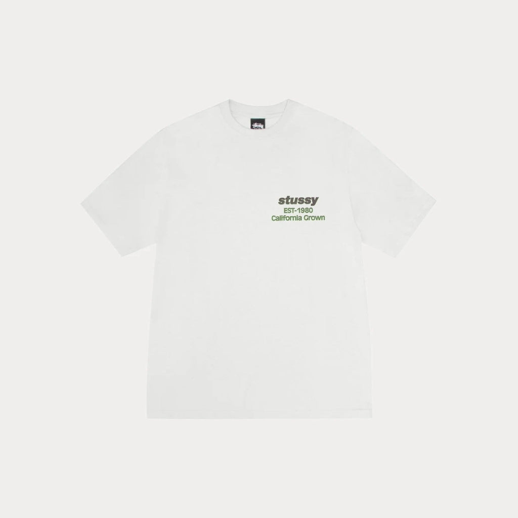 Stüssy California Grown Tee Pigment Dyed Natural  – sneaker autêntico da CollectKicks