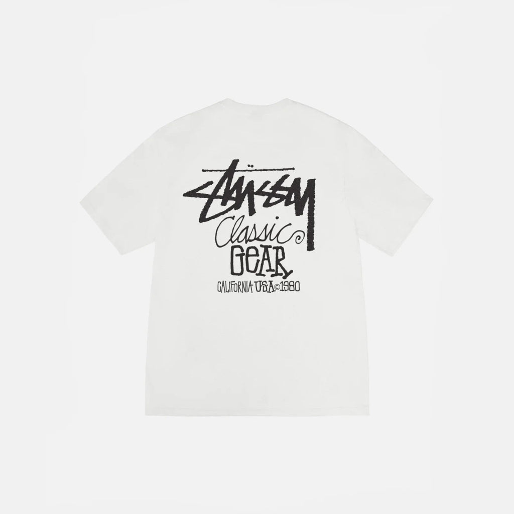 Stüssy Classic Gear Tee Pigment Dyed Natural  – sneaker autêntico da CollectKicks