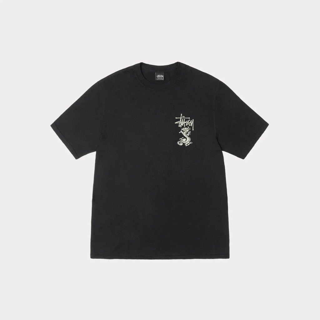 Stüssy Double Dragon Tee Pigment Dyed Black  – sneaker autêntico da CollectKicks