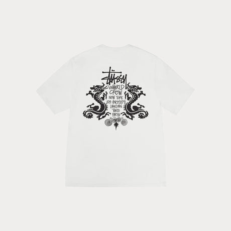 Stüssy Double Dragon Tee Pigment Dyed Natural  – sneaker autêntico da CollectKicks