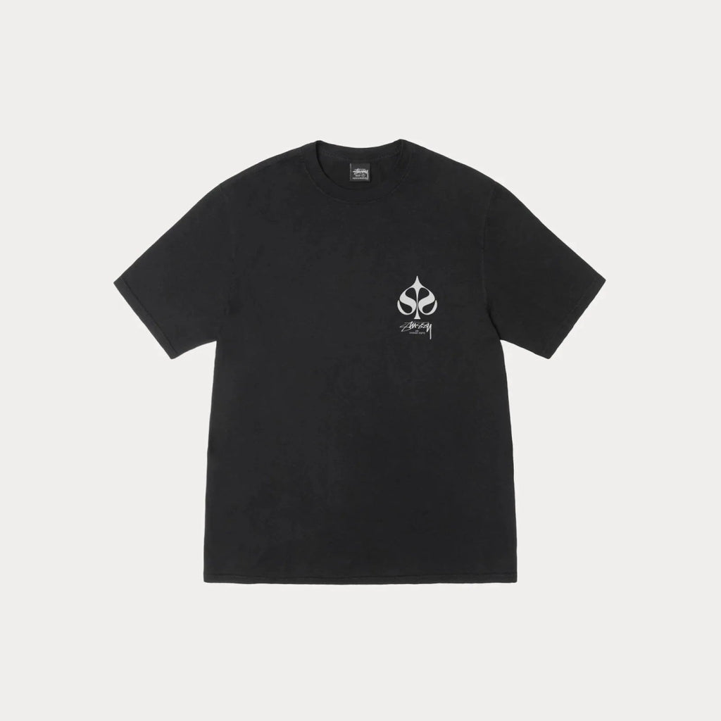 Stüssy Spade Tee Pigment Dyed Black  – sneaker autêntico da CollectKicks