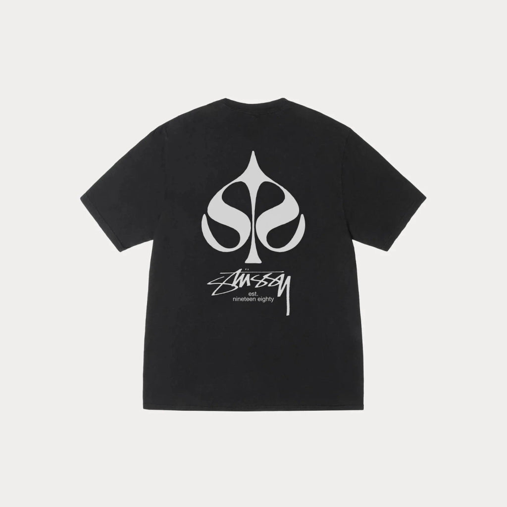 Stüssy Spade Tee Pigment Dyed Black  – sneaker autêntico da CollectKicks