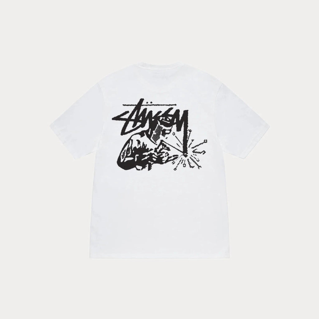 Stüssy Welder Tee White  – sneaker autêntico da CollectKicks