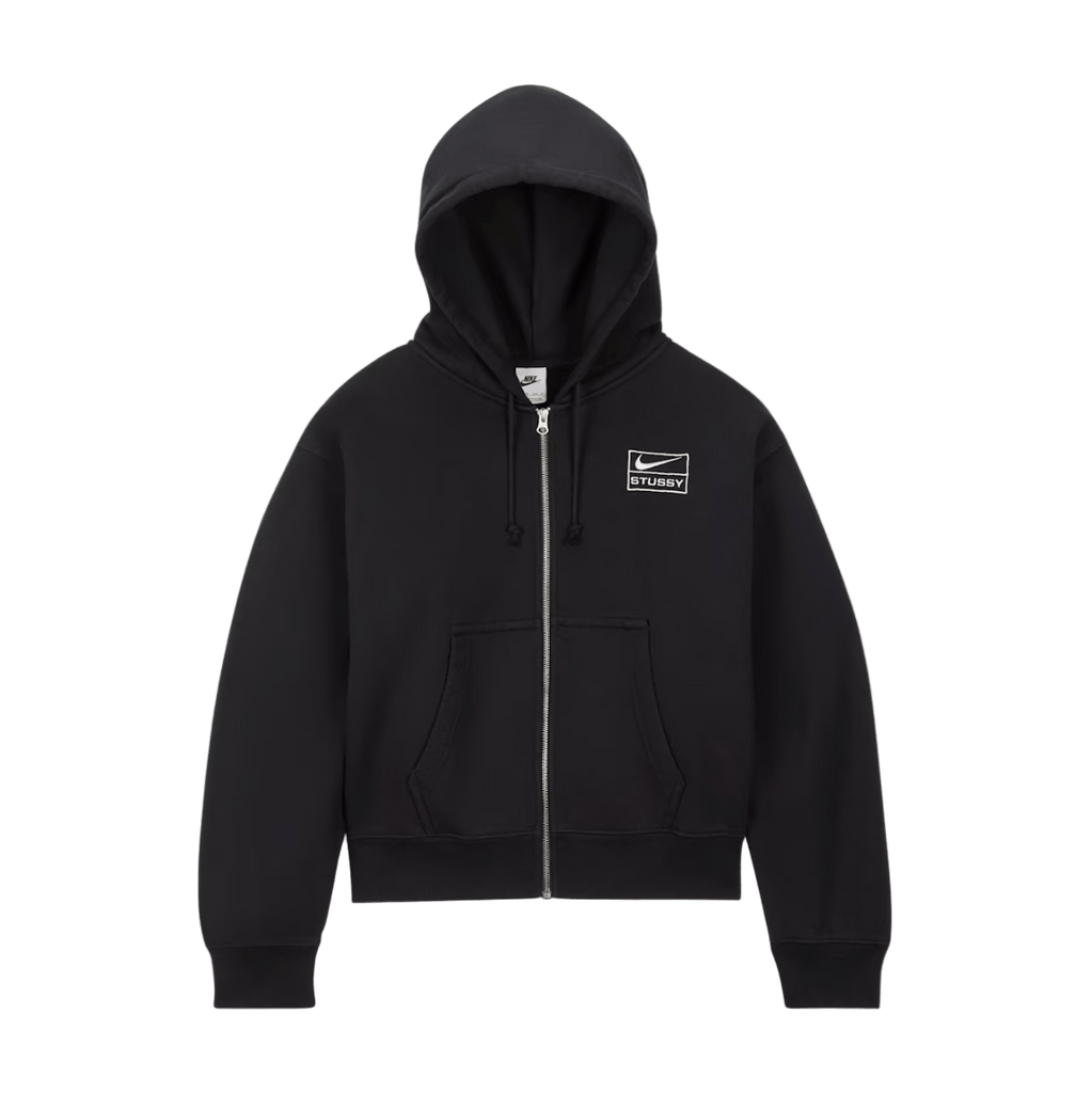 Stüssy x Nike Full - Zip Fleece Hoodie ´Black´  – sneaker autêntico da CollectKicks