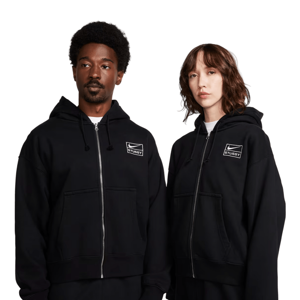 Stüssy x Nike Full - Zip Fleece Hoodie ´Black´  – sneaker autêntico da CollectKicks