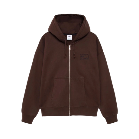Stüssy x Nike Full - Zip Fleece Hoodie ´Dark Cinder´  – sneaker autêntico da CollectKicks