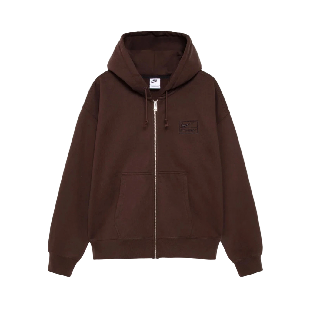 Stüssy x Nike Full - Zip Fleece Hoodie ´Dark Cinder´  – sneaker autêntico da CollectKicks