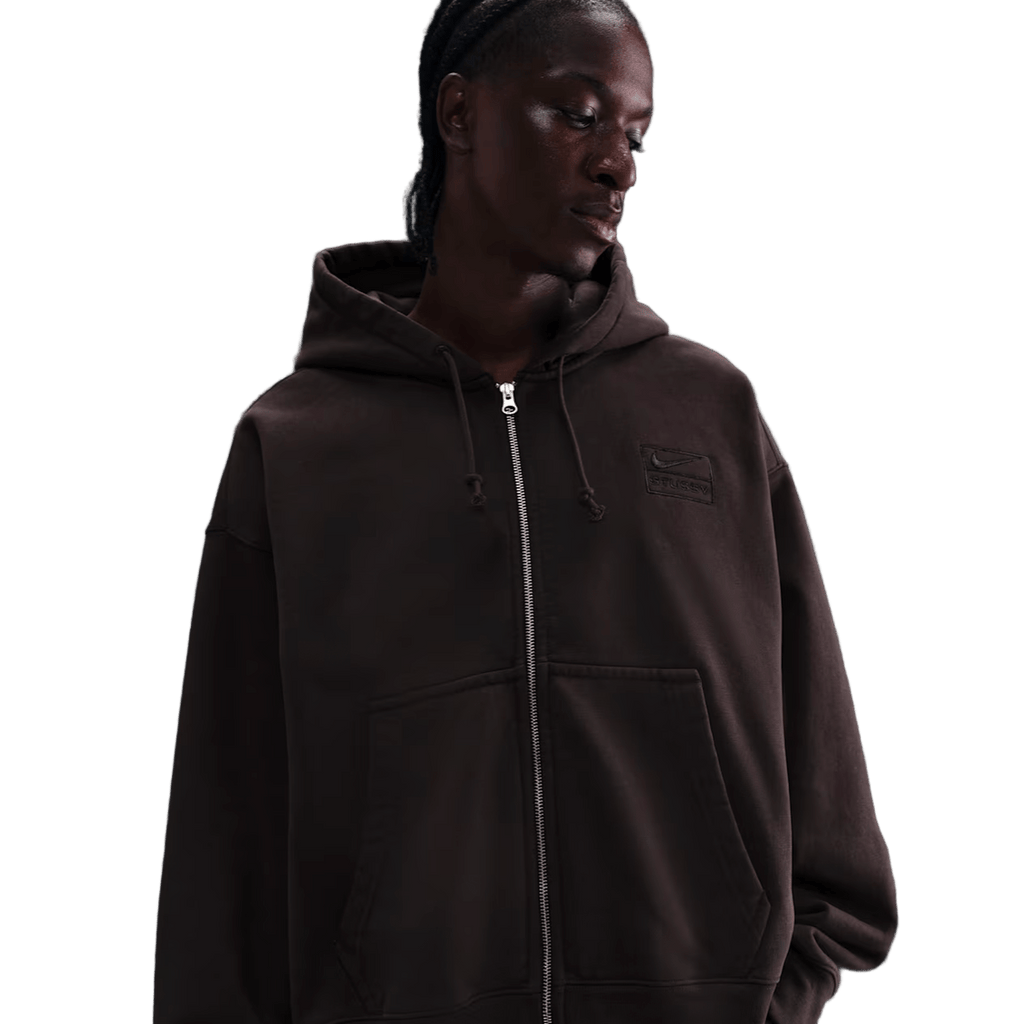 Stüssy x Nike Full - Zip Fleece Hoodie ´Dark Cinder´  – sneaker autêntico da CollectKicks