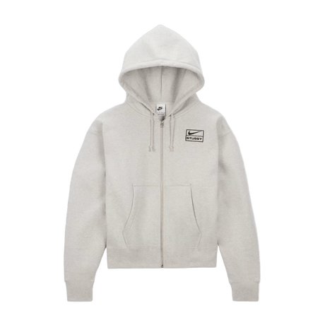 Stüssy x Nike Full - Zip Fleece Hoodie ´Grey Heather´  – sneaker autêntico da CollectKicks