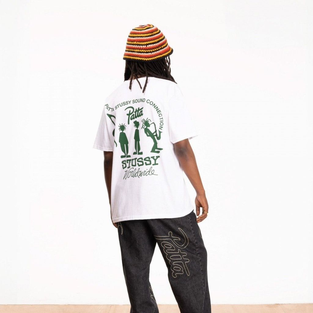 Stüssy x Patta Sound Connection Tee White  – sneaker autêntico da CollectKicks