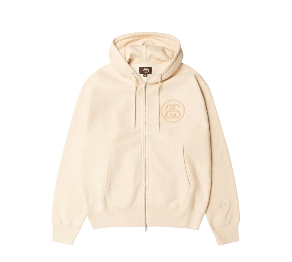 Stüssy x Wales Bonner Fleece Zip Hoodie ´Ivory´  – sneaker autêntico da CollectKicks