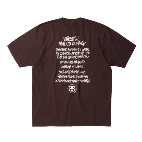 Stussy x Wales Bonner Ocean Song Tee 'Brown'  – sneaker autêntico da CollectKicks