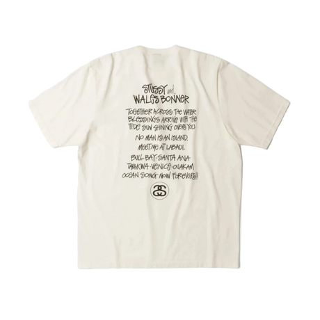 Stüssy x Wales Bonner Ocean Song Tee Ivory  – sneaker autêntico da CollectKicks