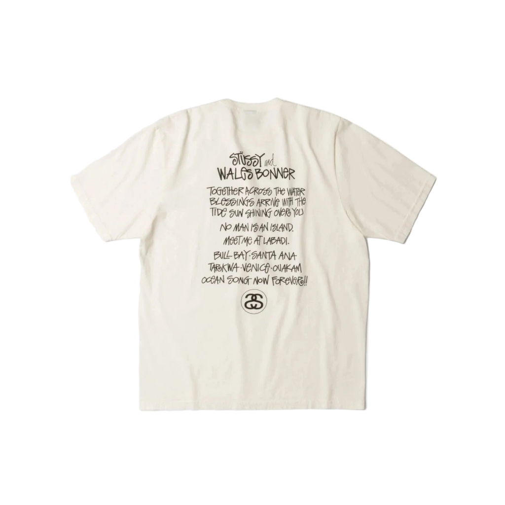 Stüssy x Wales Bonner Ocean Song Tee Ivory  – sneaker autêntico da CollectKicks