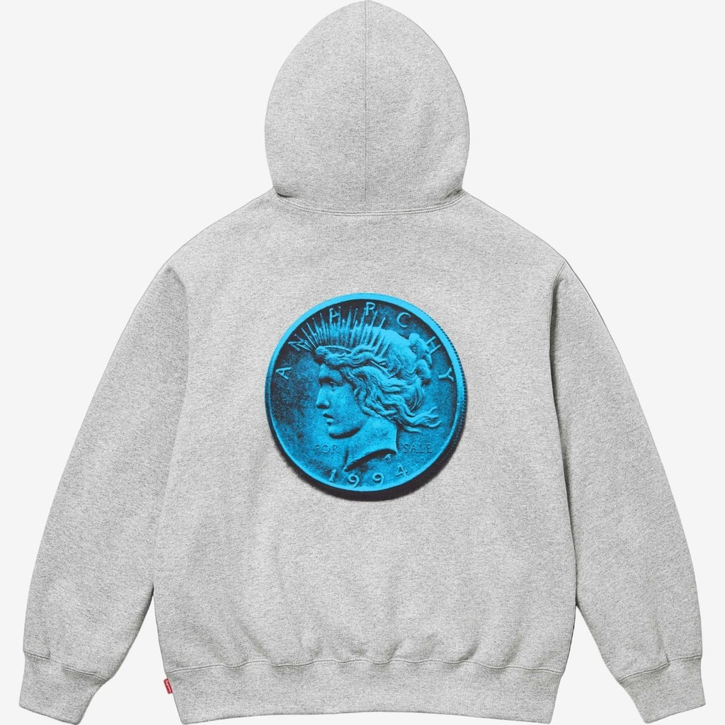 Supreme Anarchy Hooded Sweatshirt Heather Grey  – sneaker autêntico da CollectKicks