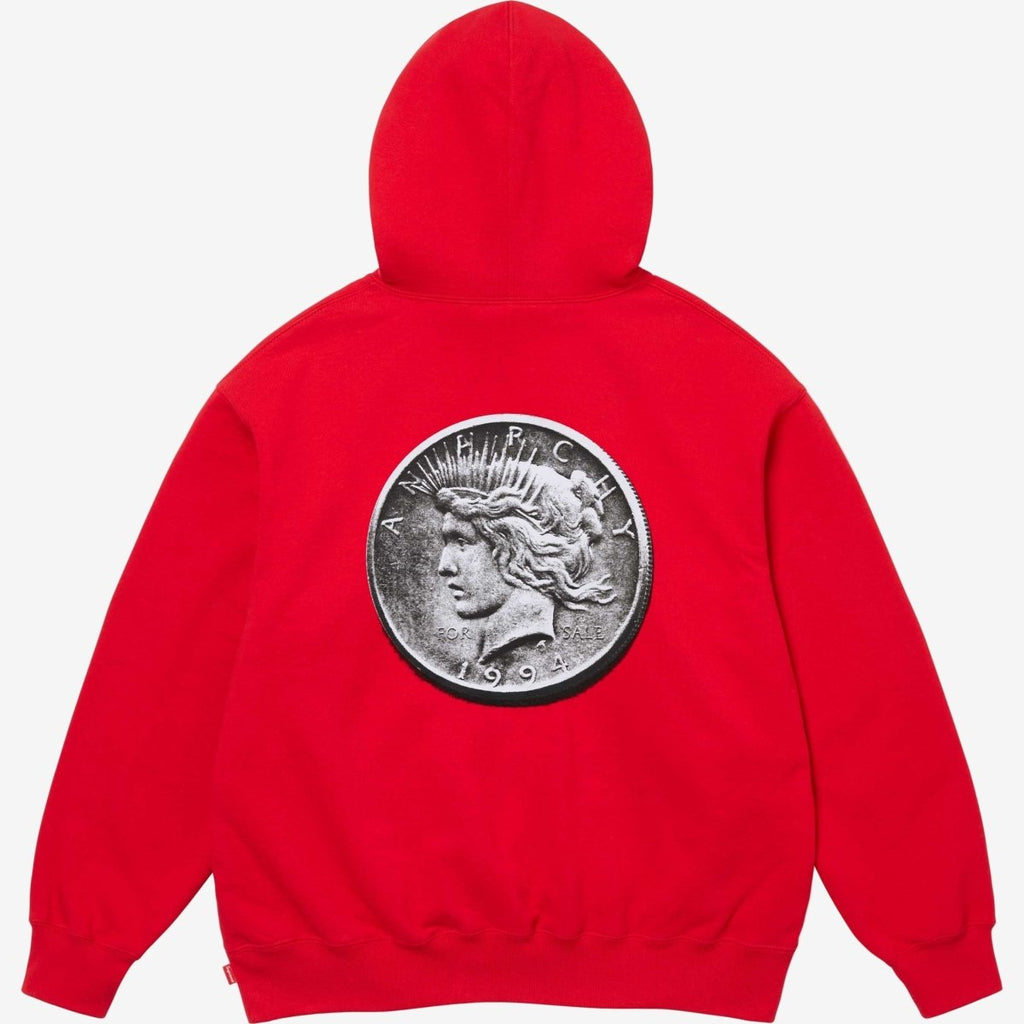 Supreme Anarchy Hooded Sweatshirt Red  – sneaker autêntico da CollectKicks