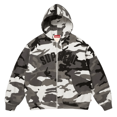 Supreme Arc Thermal Lined Zip Up Hooded Sweatshirt ´Snow Camo´  – sneaker autêntico da CollectKicks