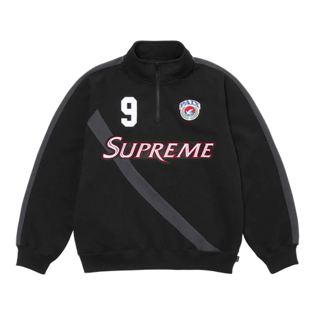 Supreme Equipé Half Zip Sweatshirt Black  – sneaker autêntico da CollectKicks