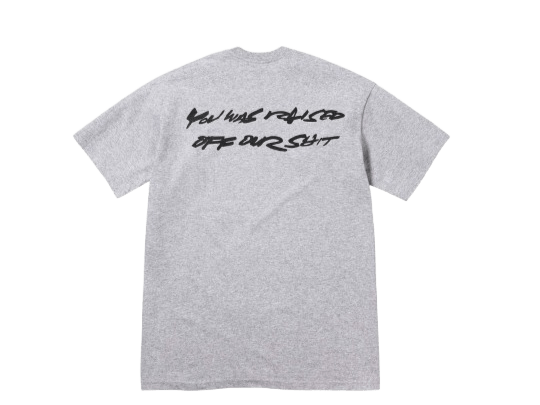 Supreme Futura Box Logo Tee Heather Grey  – sneaker autêntico da CollectKicks