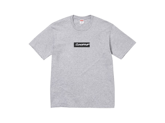 Supreme Futura Box Logo Tee Heather Grey  – sneaker autêntico da CollectKicks