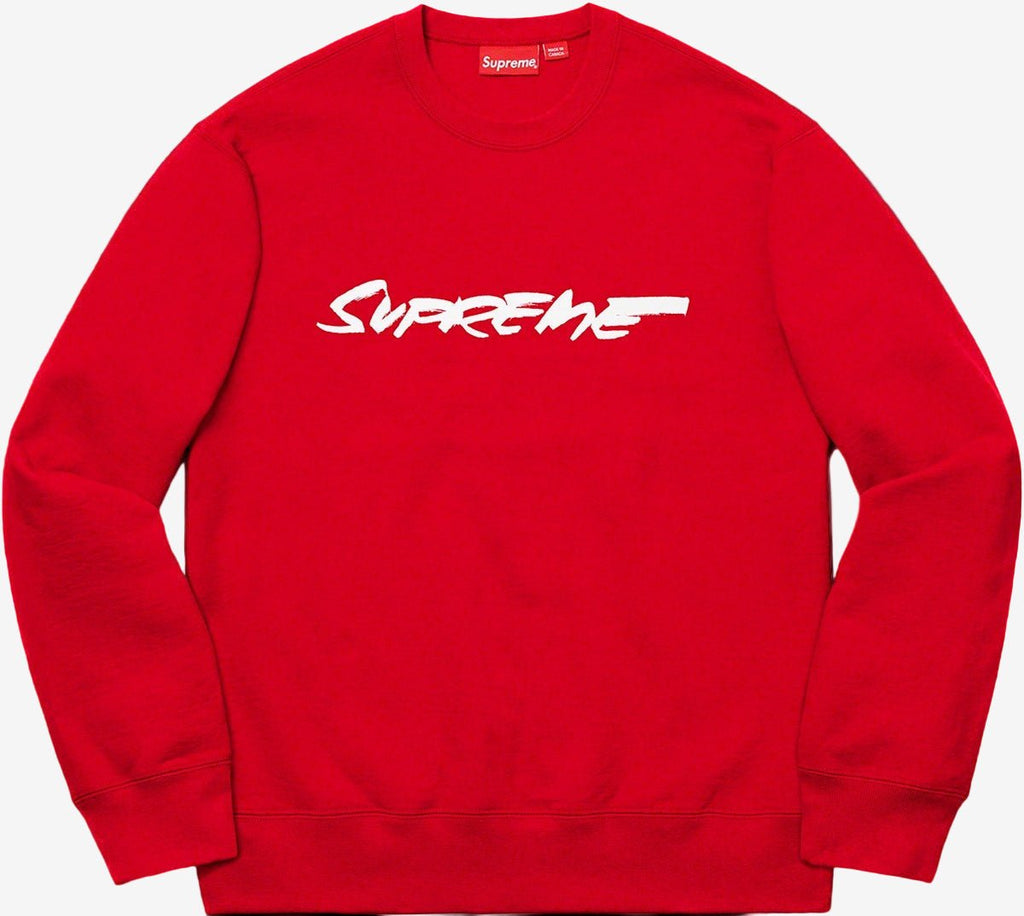 Supreme Futura Logo Crewneck Red  – sneaker autêntico da CollectKicks