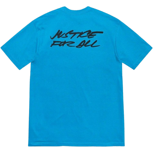 Supreme Futura Logo Tee Bright Blue  – sneaker autêntico da CollectKicks
