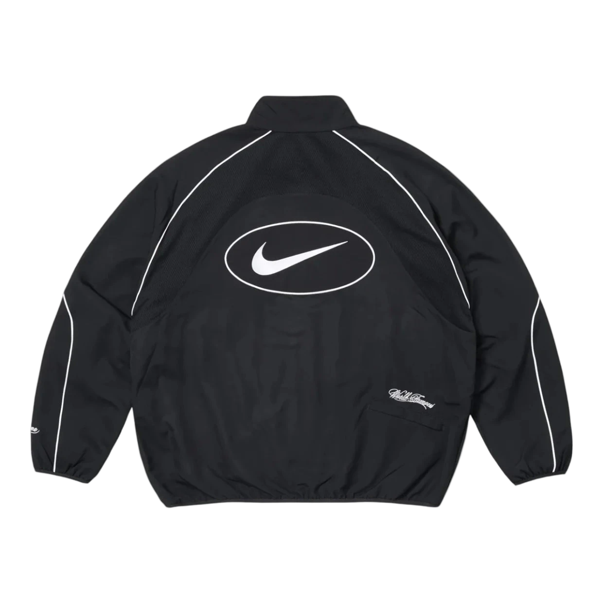 Supreme Nike Track Jacket Black | HF9622-010| CollectKicks