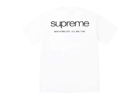 Supreme NYC Tee White  – streetwear da CollectKicks